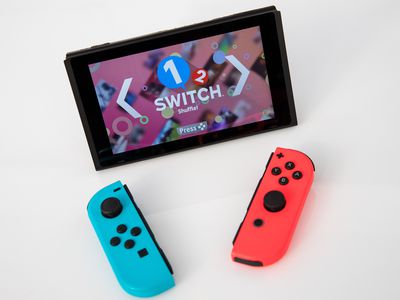 A Nintendo Switch console and Joy-Con controllers