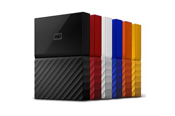 WD 1TB Black My Passport Portable External Hard Drives.