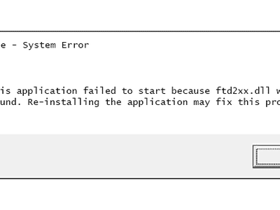 Ftd2xx DLL error message